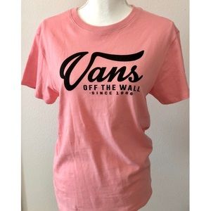 Vans Off the Wall Pink short sleeve T-Shirt